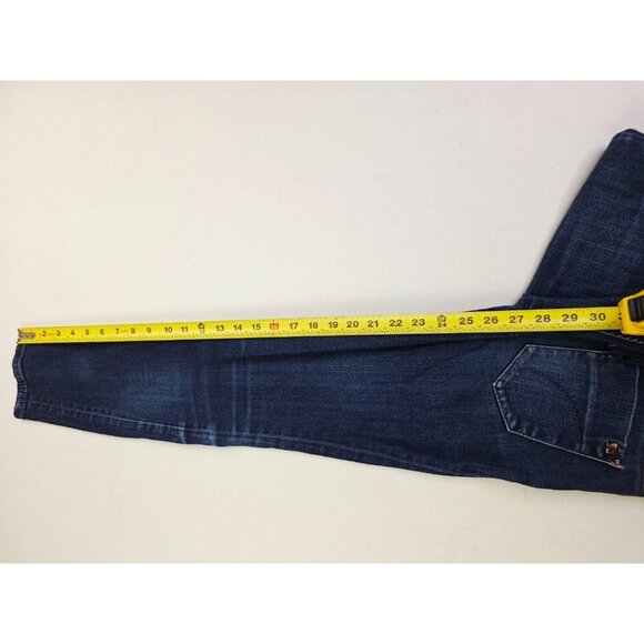 Joe's Jeans Size 24X27 Womens Ankle Chelsea Blue Denim 5 Pocket Logo Tag - Picture 5 of 11